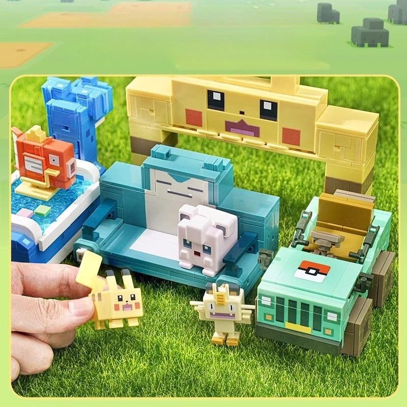 

Pokemon Expedition Season 4 Pikachu and Clefairy Small Particle Building Blocks - High - Quality and Fun to Assemble