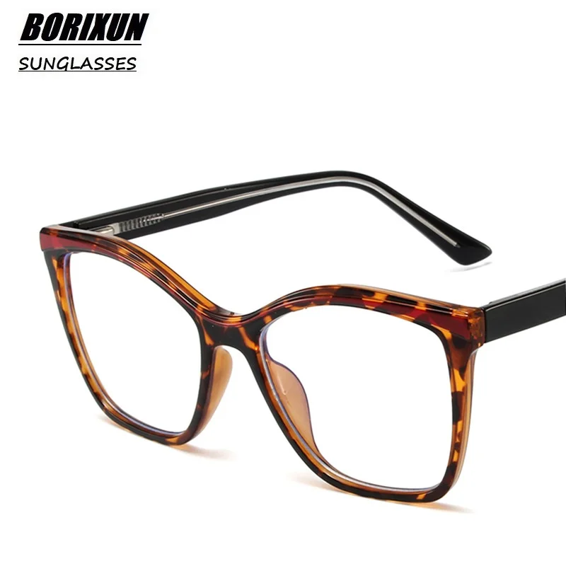 Square Anti Blue Light Glasses Women Fashion Colorful Eyeglasses Frames for Ladies Computer Eyewear Prescription Spectacle Frame