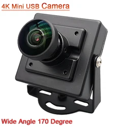 Câmera USB grande angular 8MP IMX415 Metal Box 4K HD Webcam de alta velocidade para Creality Falcon 2, software Xtooland Lightburn