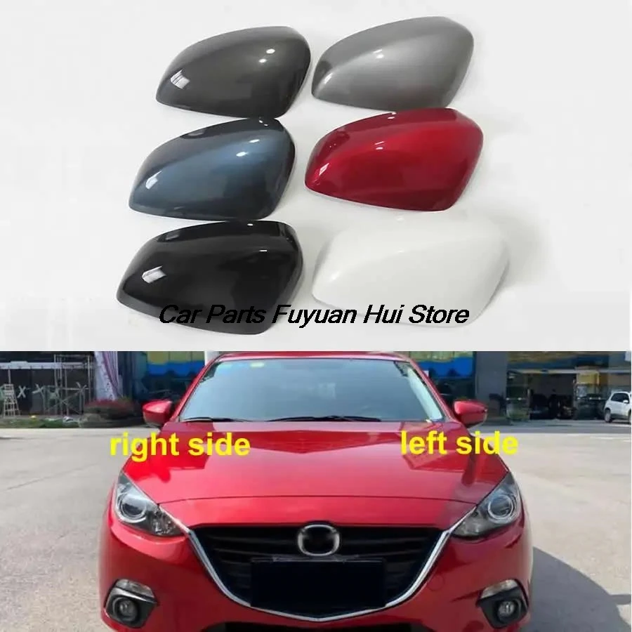 

Сменные зеркала для Mazda 3 Axela 2014 2015 2016, боковые зеркала заднего вида, корпус с цветным рисунком, 1 шт.