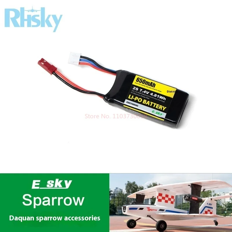 Accessoires pour biplan Esky Sparrow, fusélage, ailes principales, hélices, compartiments pour moteurs, train d'atterrissage, moteurs, supports d'ailes