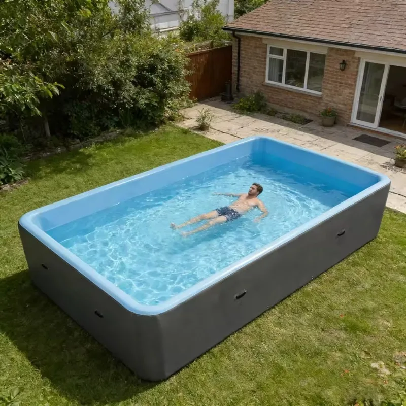 High Quality Summer Outdoor PVC Pool Big Size Inflatable Spa and Children's Pool Drop Stitch Swimming Pool