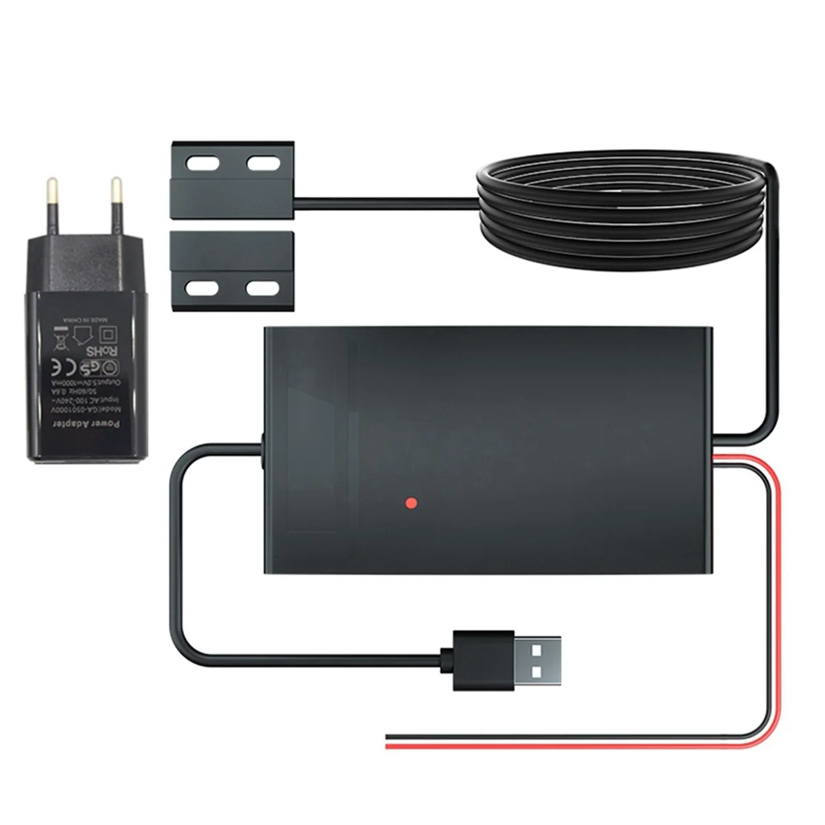 

С контроллером гаражных ворот Tuya, умный дом, Wi-Fi, устройство открывания дверей, автоматическая работа с приложением голосового управления Alexa Home, вилка европейского стандарта