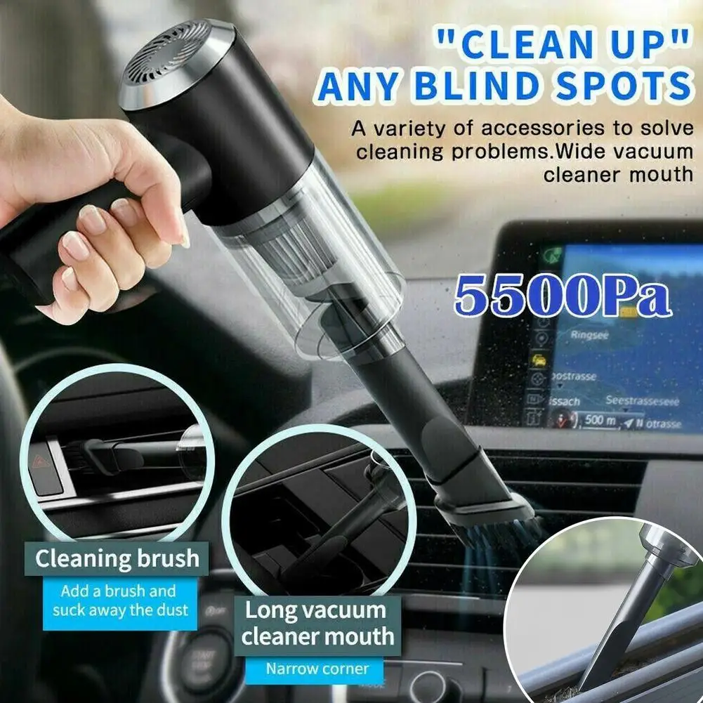 Car Multipurpose Vacuum Cleaner High Power Portable Handheld Brushless Motor Cleaning Machine Car Brushless Motor Vacuum Cleaner