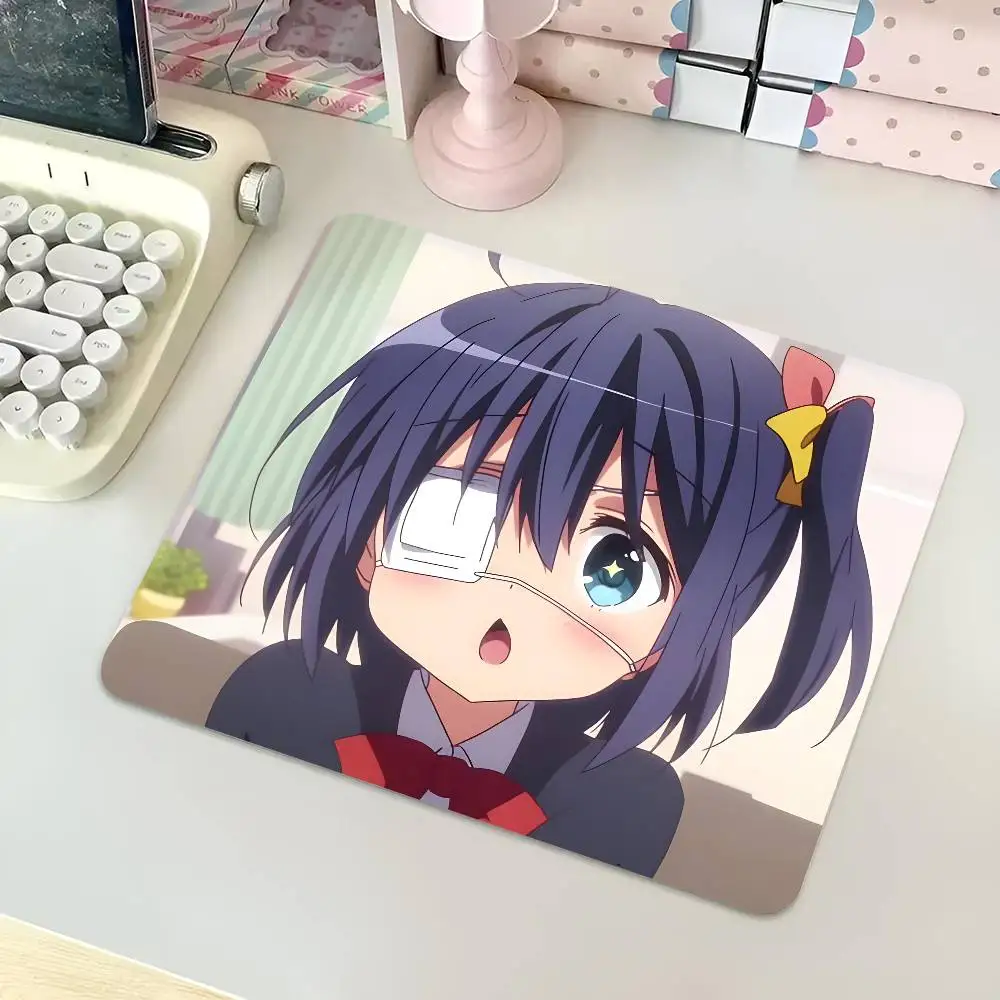 1pc Cartoon Character Rikka Takanashi Sanae Yuuta Small Mousepad Keyboard Pad Laptop Cushion Non-slip Deskpad