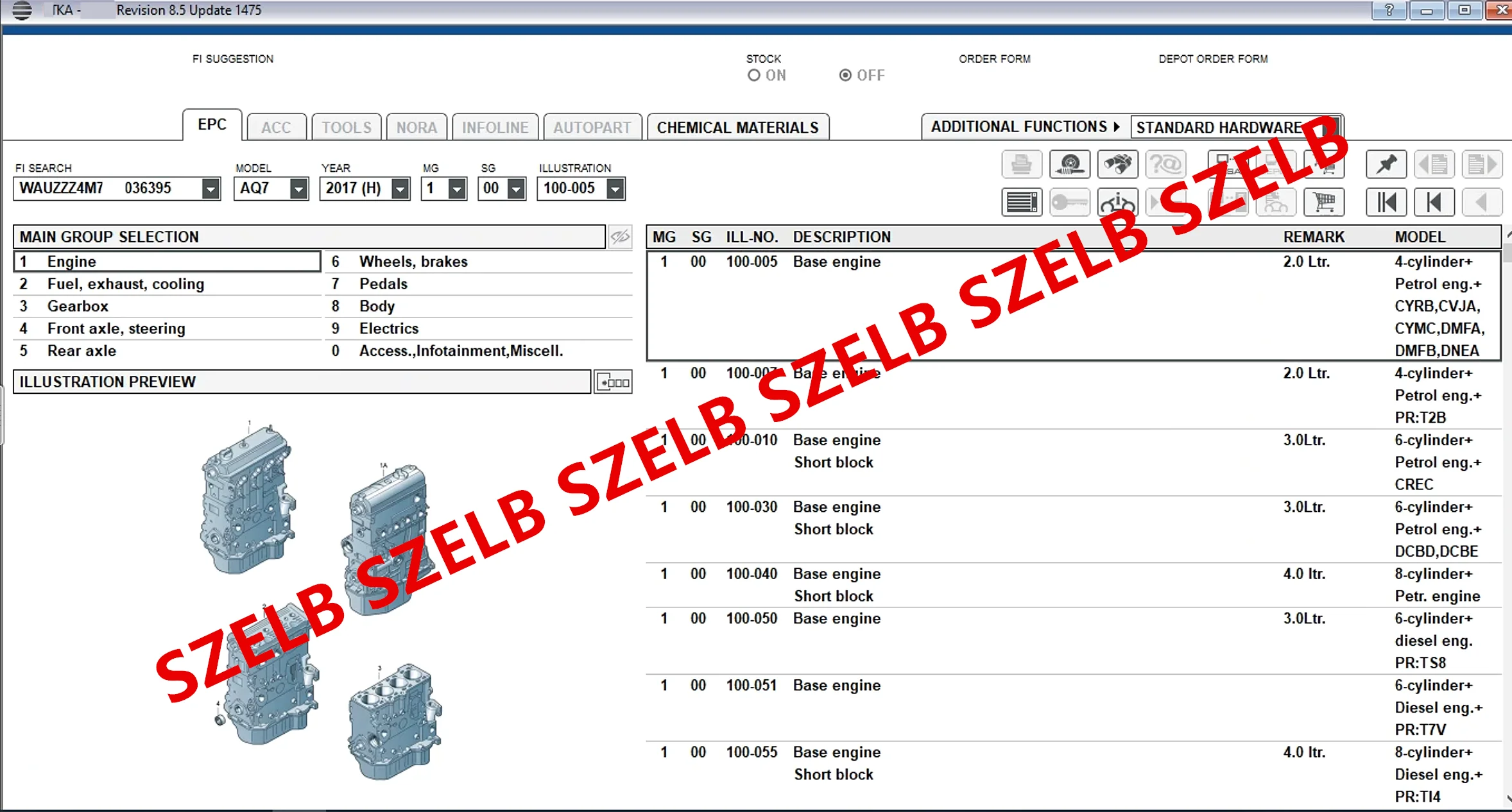 2025 Newest Etk.a 8.5 for A-udi for V---W Auto Repair Software Group Vehicles Electronic Parts Catalog ETKA 8.5 Multi-Languages