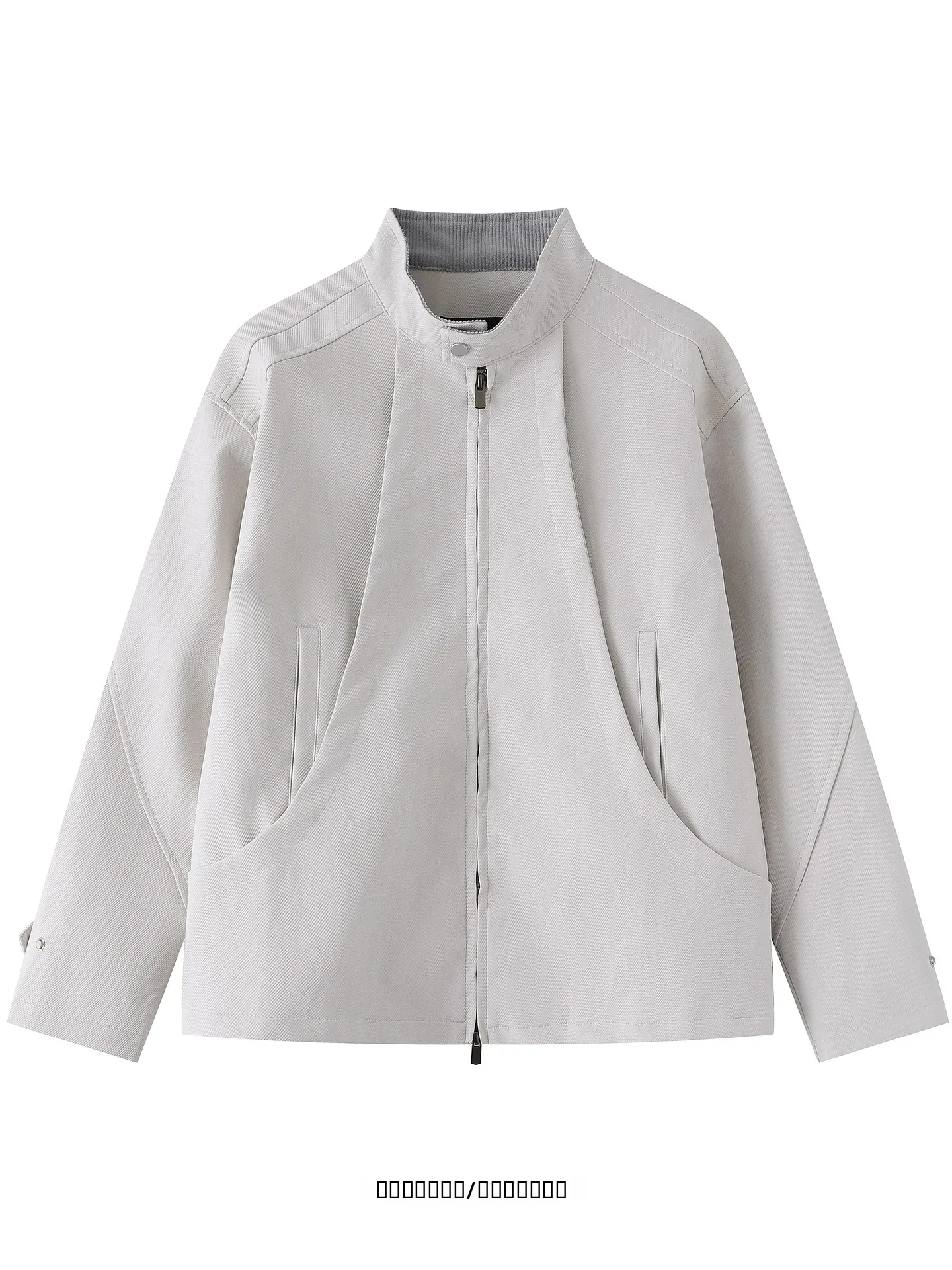 

from American Sle Pure Color Loose Fit Stand Collar Jaet for Couples Youthful Trendy Autumn Winter Outerwear