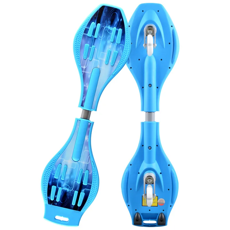 لوح تزلج للأطفال بعجلتين للمبتدئين بعمر 6 سنوات للأولاد والبنات لوح ديناميكي للبالغين أرجوحة مزدوجة 2 تنين بعجلتين