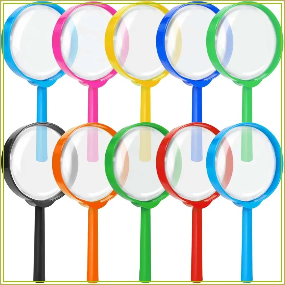 Mini Magnifying Glass Set for Kids 10 Pack