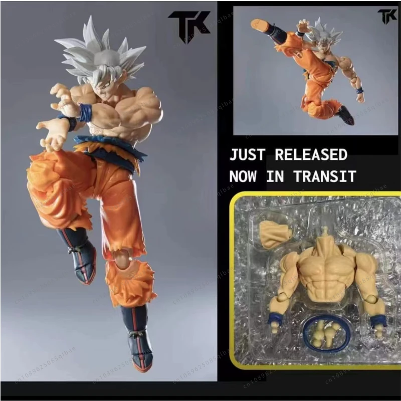 In Stock TKDIY TK CUSTOM 04 TK Dragon Ball SHF Muscle Modification Parts Son Goku Ultra Instinct Kit Anime Action Figures Toy