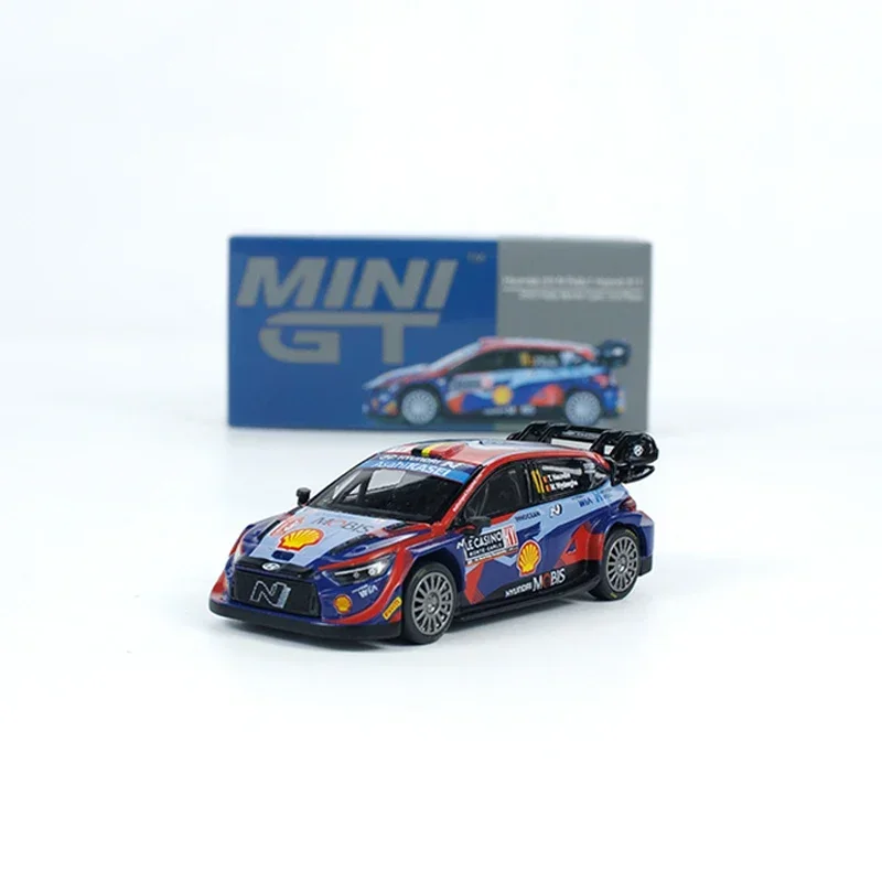 

MINIGT 1:64 Toy Model Car i20 N 2023 Rally Alloy Die-Cast Sport Vehicle #710