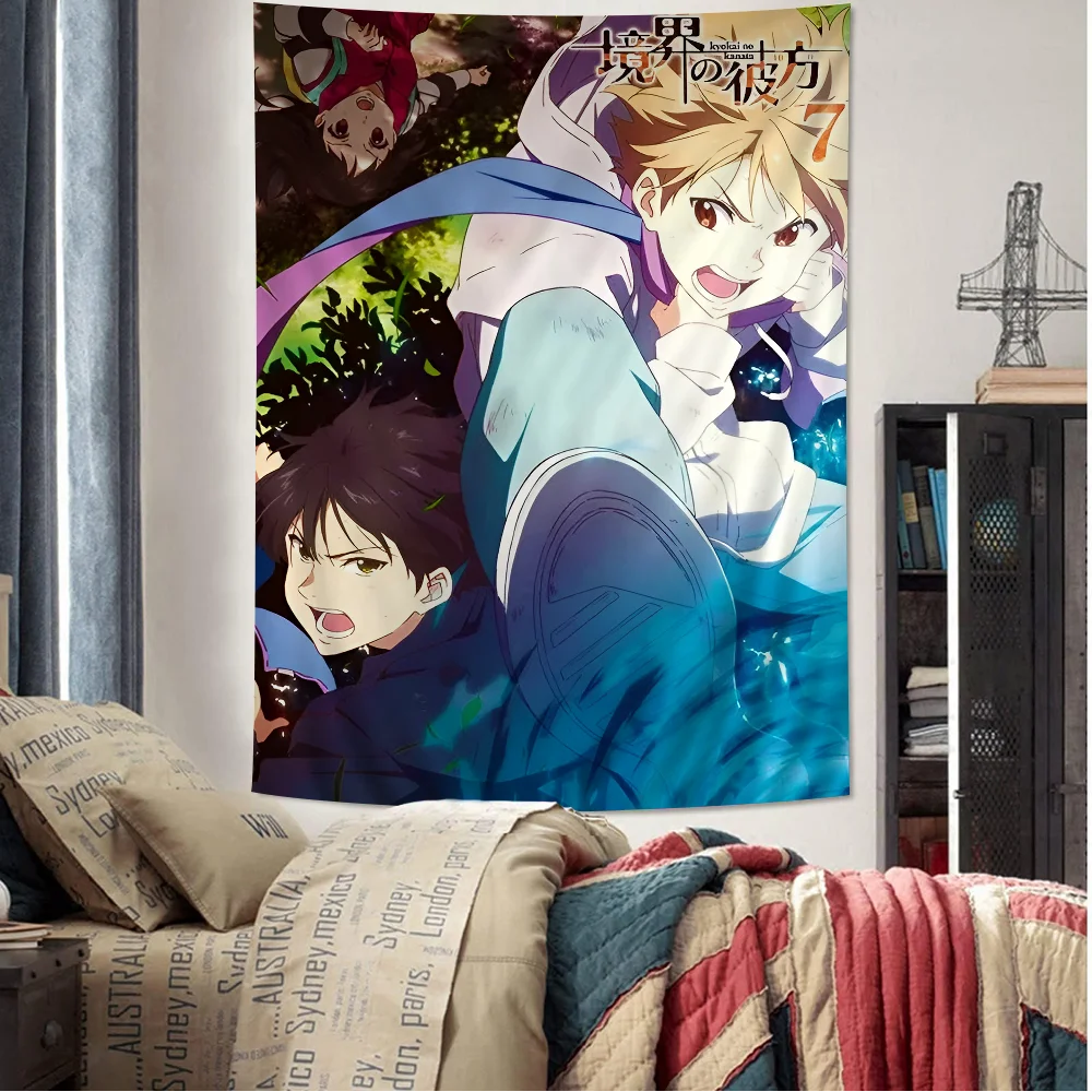 Anime B-Beyond The B-Boundary Printed Large Wall Tapestry Hanging Tarot Hippie Wall Rugs Dorm Home Decor