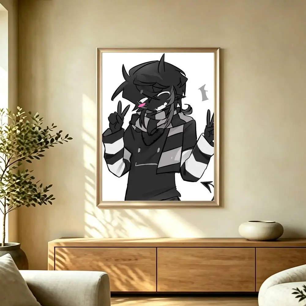 Cartoon Character T-Twixxel VerityS-s  Poster Waterproof Wall Art Sticker For Bar Living Room Vintage Decor High Quality Print