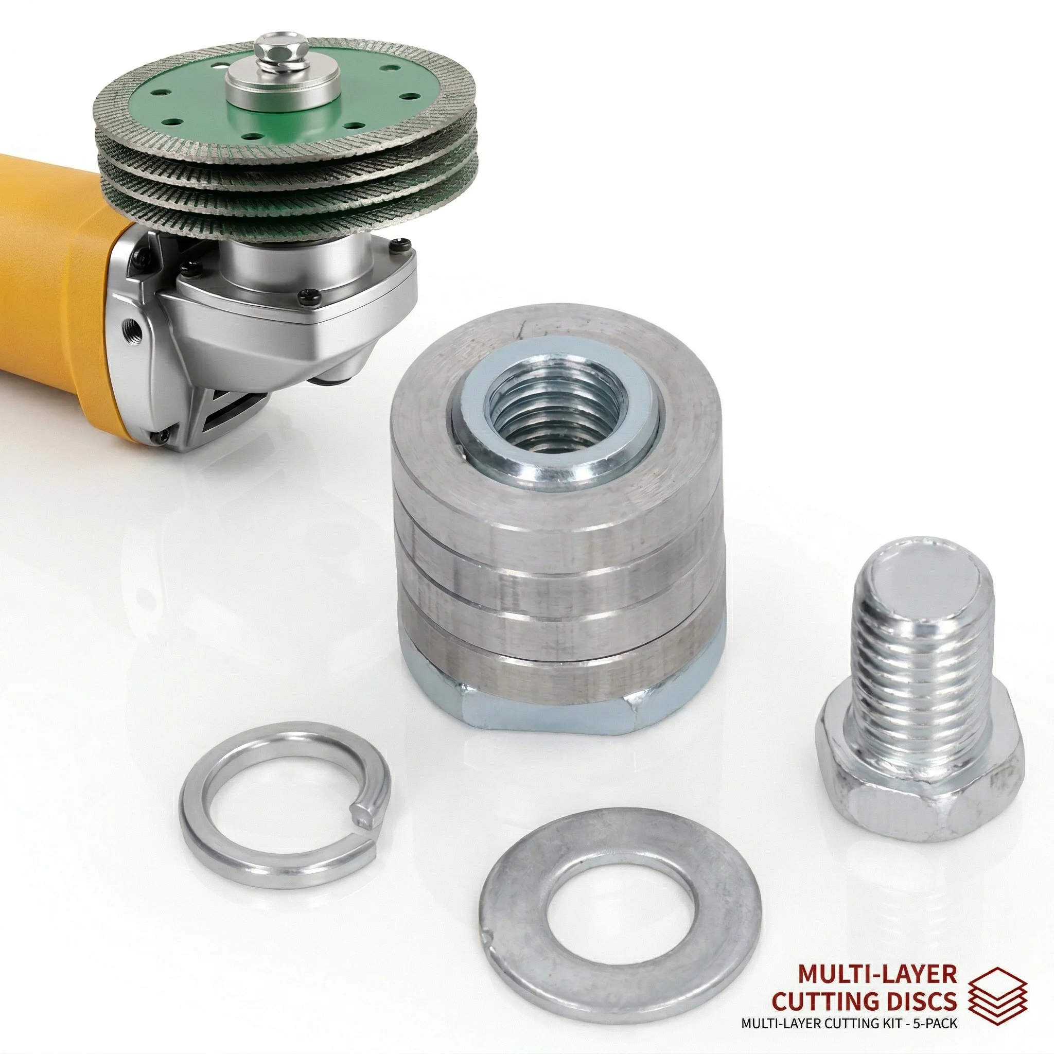 

Rafford Angle Grinder Adapter: M14 Thread Quick-Change Slotting Conversion Head — Multifunctional Conversion Tool