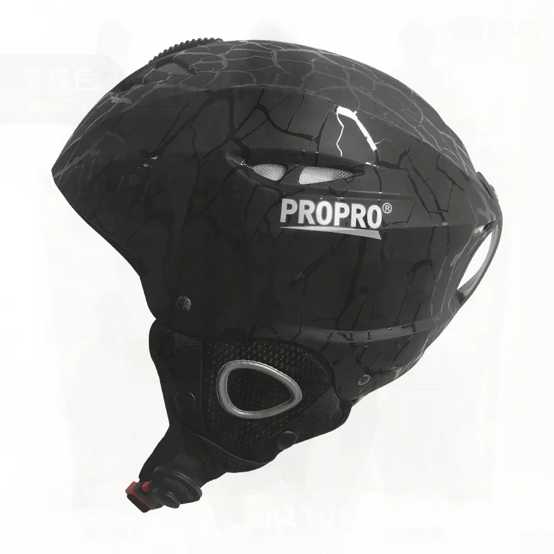 

Шлем для катания на лыжах PROPRO, унисекс, теплый, противоударный, дышащий, для взрослых и детей, одинарная и двойная защита