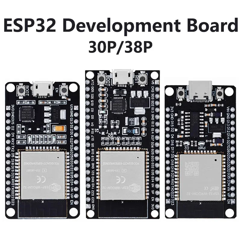 ESP32 Development Board WiFi+Bluetooth Ultra-Low Power Consumption Dual Core ESP-32S ESP32-WROOM-32D ESP32-WROOM-32U ESP 32