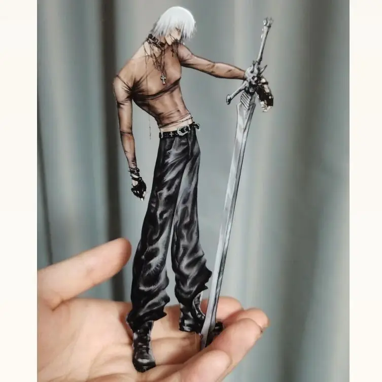 LICHOO Devil May Cry 5 Dante Anime Action Figure Personaggio Modello da Collezione Statua Giocattoli Figure PVC Ornamenti Desktop Regali Festivi