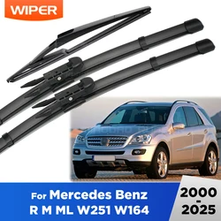 Windscreen Wiper Blades For Mercedes Benz R GL M ML Class W251 W164 X164 Front Rear Window 2000-2025 2007 2008 2009 2010 2011