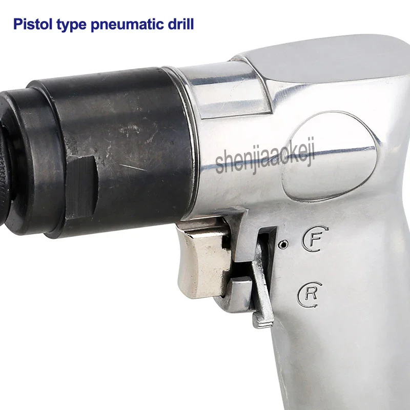 

Pistol type reversing air drill Wind drill Pneumatic drilling machine for wood punching, furniture assembly,lathe ream 3/8" 10mm