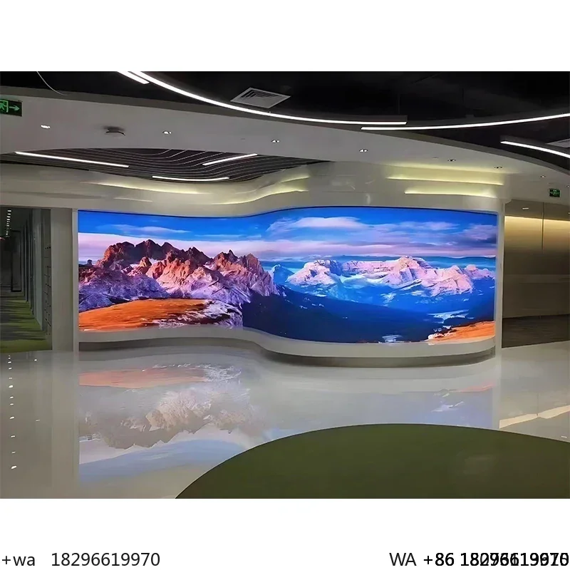 

Indoor P2 Flexible LED Panel Foldable Curved Screen for Exhibition Halls & Tunnels