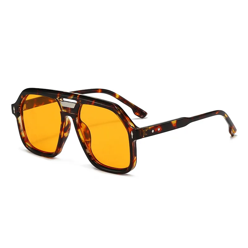 جديد شعاع مزدوج كبير إطار الطيار نظارات موضة المرأة مصمم النظارات الشمسية الرجال الصيف القيادة النظارات UV400 النظارات