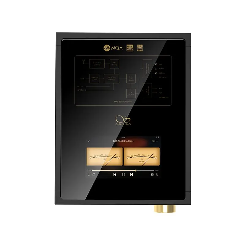 Shanling EM5 AK4493EQ chip Bluetooth Desktop Android Player Streaming DAC/AMP Audio Decoder Headphone Amplifier MQA PCM
