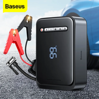 Baseus 2 In 1 Car Jump Starter Power Bank With Air Compressor Tire Pump Emergency Battery Charger Car Booster Starting Device