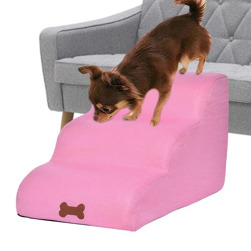 Ramp Stairs For Couch Foam Pet Steps For Small Dogs And Cats High-Density Dog Ramp Suit For Couch Sofa Bed Ladder For Dogs Cats