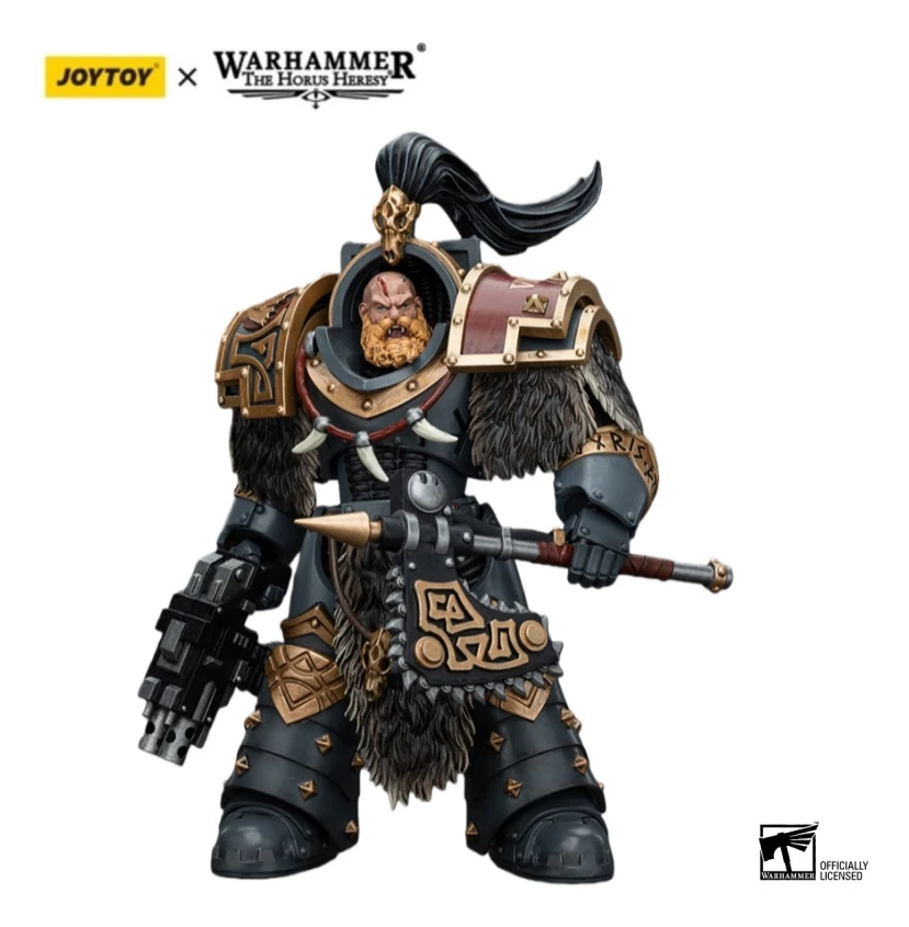 

Фигурка JOYTOY Warhammer 40000/40k: Космические Волки, Ересь Хоруса, Отряд Варагиров, Терминатор 3, модель для сборки