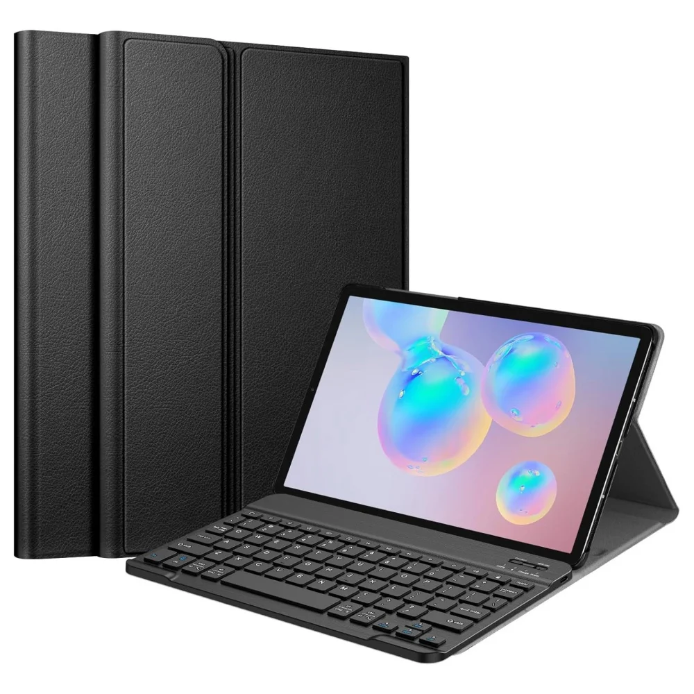 

Магнитный съемный чехол с беспроводной подсветкой и клавиатурой для Samsung Galaxy Tab S6 10,5 дюймов 2019 T860 T865 T867, чехол Teclado для планшета