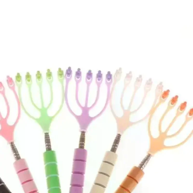 

Five Finger 5 Claws Ball Hand Held Relax Spa Hair Care For Hair Stress Relief Scalable Head Massager Scalp Neck Comb Roller