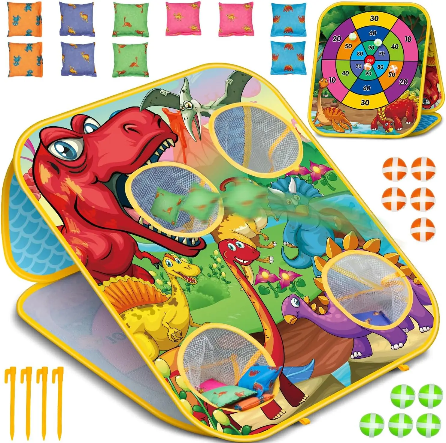 

Cornhole Board Outdoor Toys for Toddlers -Party Activities Carnival Outside Yard Backyard Beach Lawn Games Toy