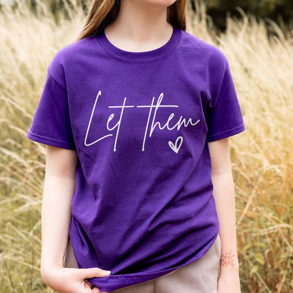 Let Them Comfort Colors Shirt, Inspirational Shirt, Positive Saying Shirt, Mental Health Shirt, Self Love Gift