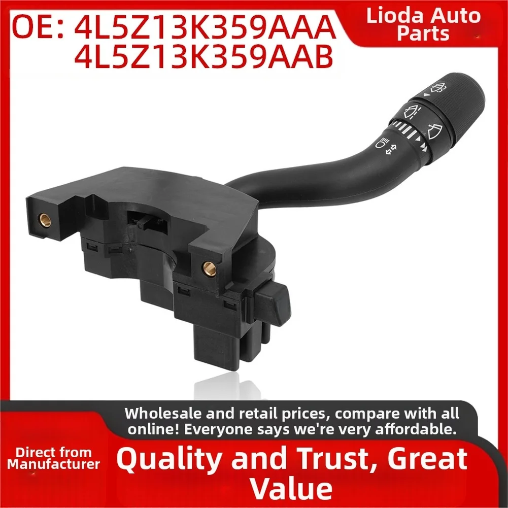 

Turn Signal Switch 4L5Z13K359AAA 4L5Z13K359AAB For Ford For Ranger 2004-2011 Plastic Black Signal Lamp Car Lights Accessories