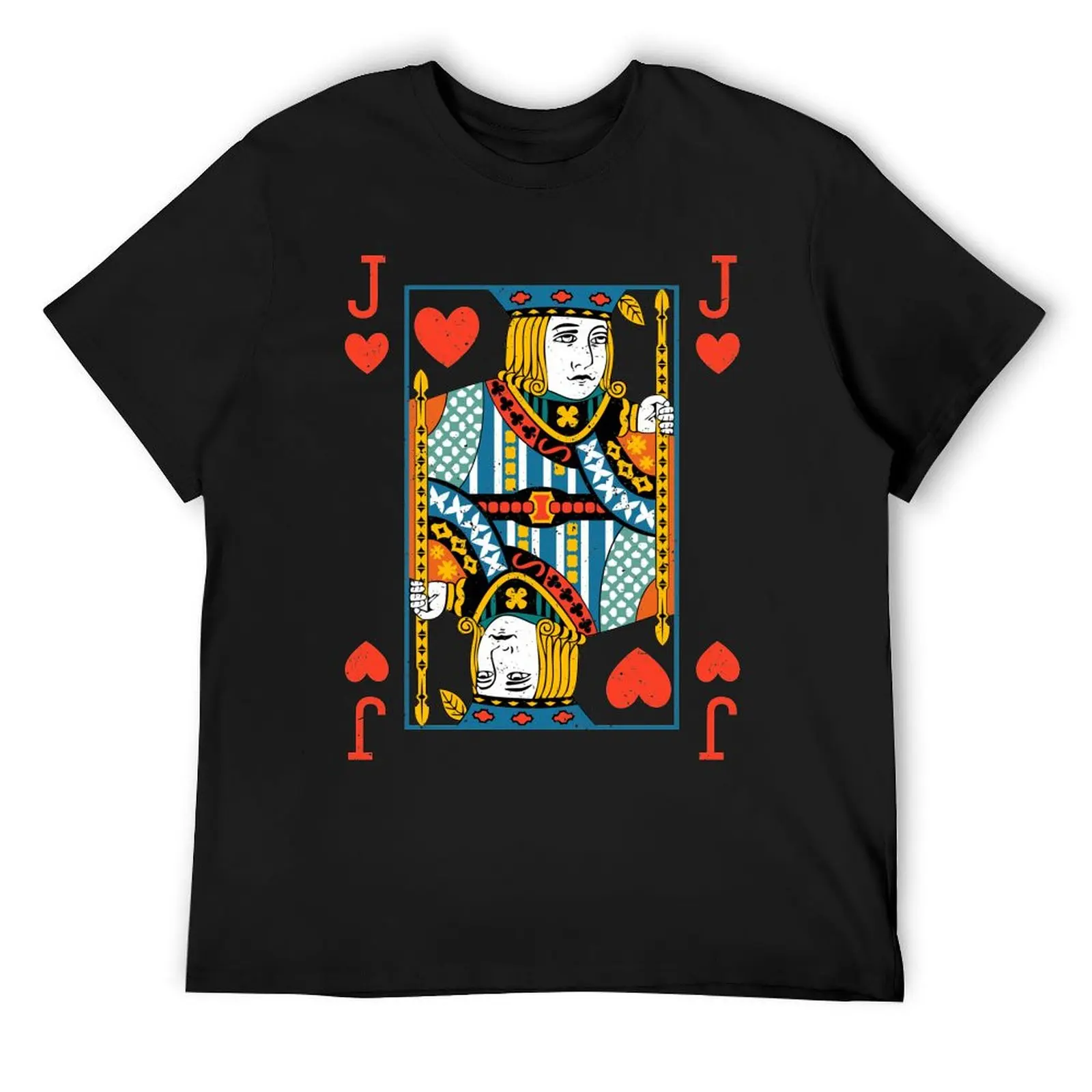 

Retro Jack of Hearts T-Shirt Blouse for a boy anime t shirts fitted t shirts for men