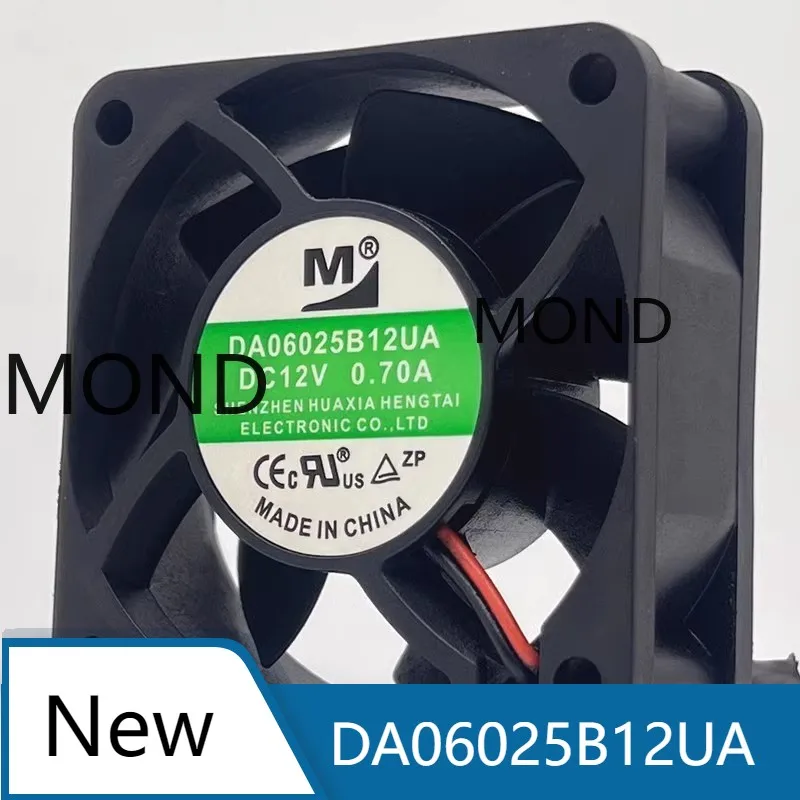 

DA06025B12UA Server Cooling Fan Silent Chassis CPU Power Supply Inverter Cooler Fan DC12V 0.45A 0.70A 6CM 6025 60x60x25mm New