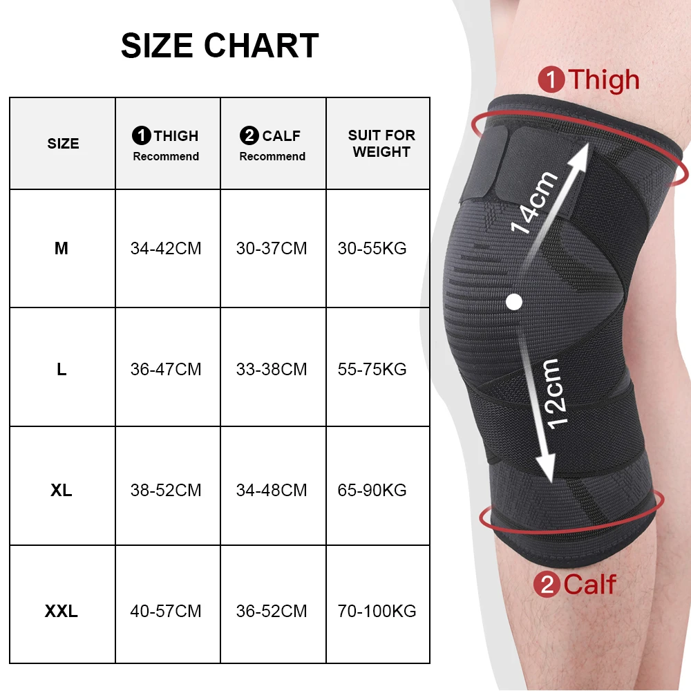 1PC Kneepad Fitness Running Cycling Elastic Nylon Sport knee pads Compression Knee Pad Basketball Volleyball Brace Protector