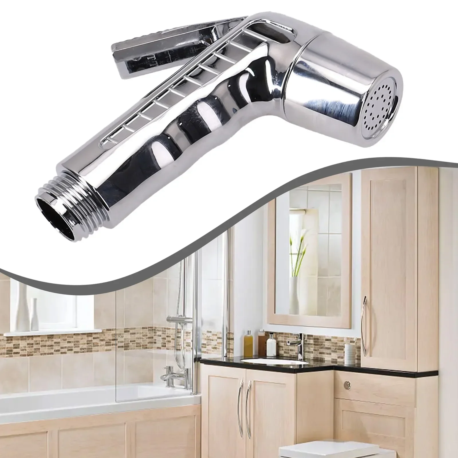 1PC Toilet Douche Bidet Head Handheld Spray Bathroom Toilet Bidet Shower Head Nozzle For Muslim Sanitary Shattaf Shower