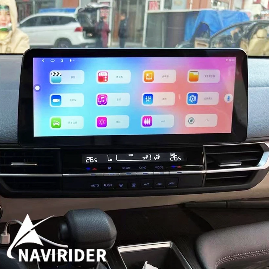 12.3inch Android 14 Screen For Toyota Sienna 2021 2022 Car Radio Multimedia Video Player GPS Navigation Carplay Audio Head Unit