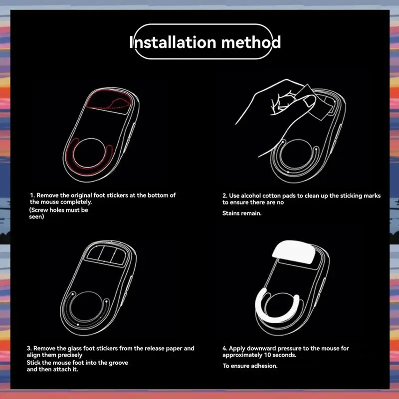 AC18 (保証) スーパースムーズな研磨表面マウスフィートスケートロジクール GPW 1Th スーパースムーズな研磨表面マウスフィート A