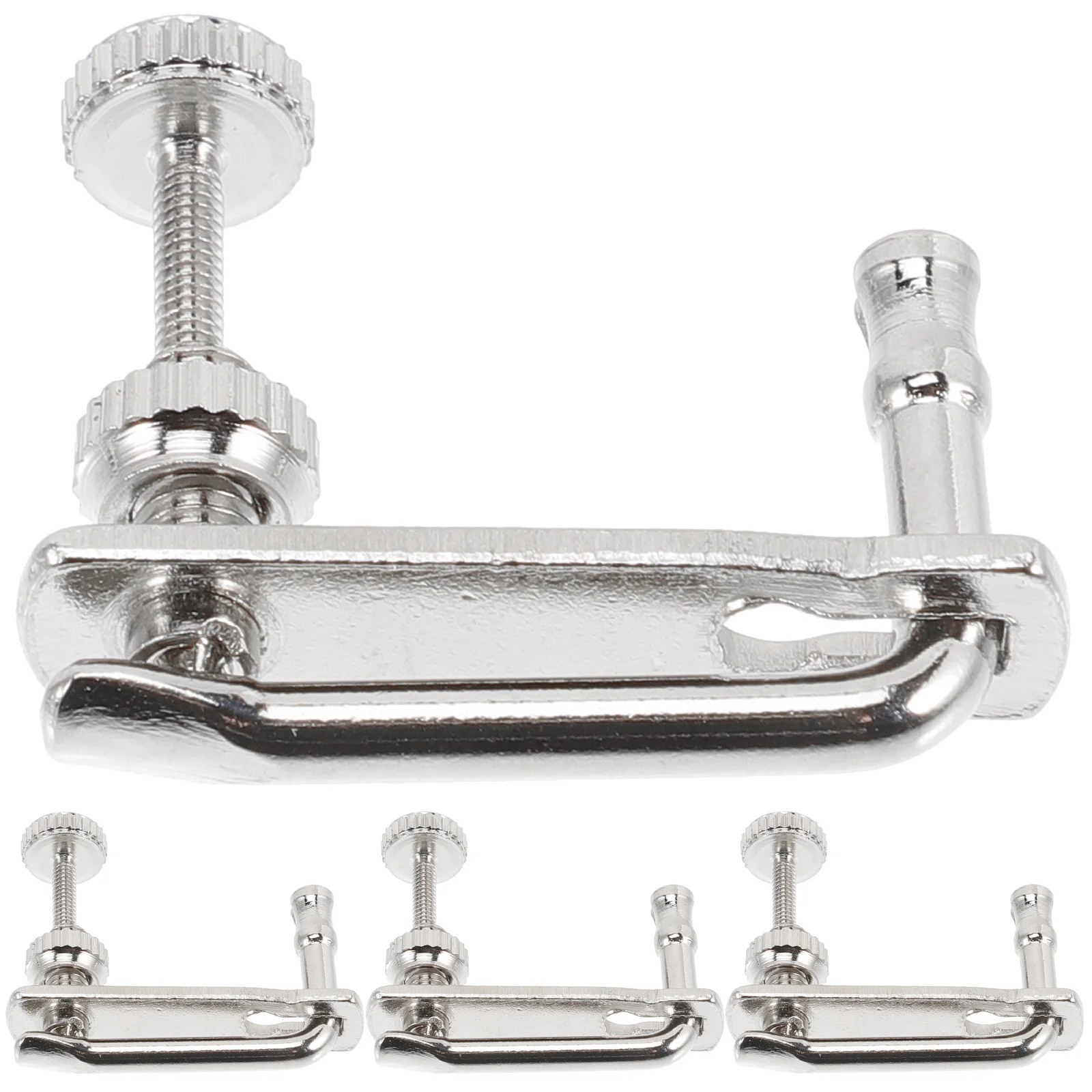 

4Pcs Professional Violin Fine Tuners Metal Smooth Movement Practical Tool for Enthusiasts Violin Fine Tuners Viola Shoulder Rest