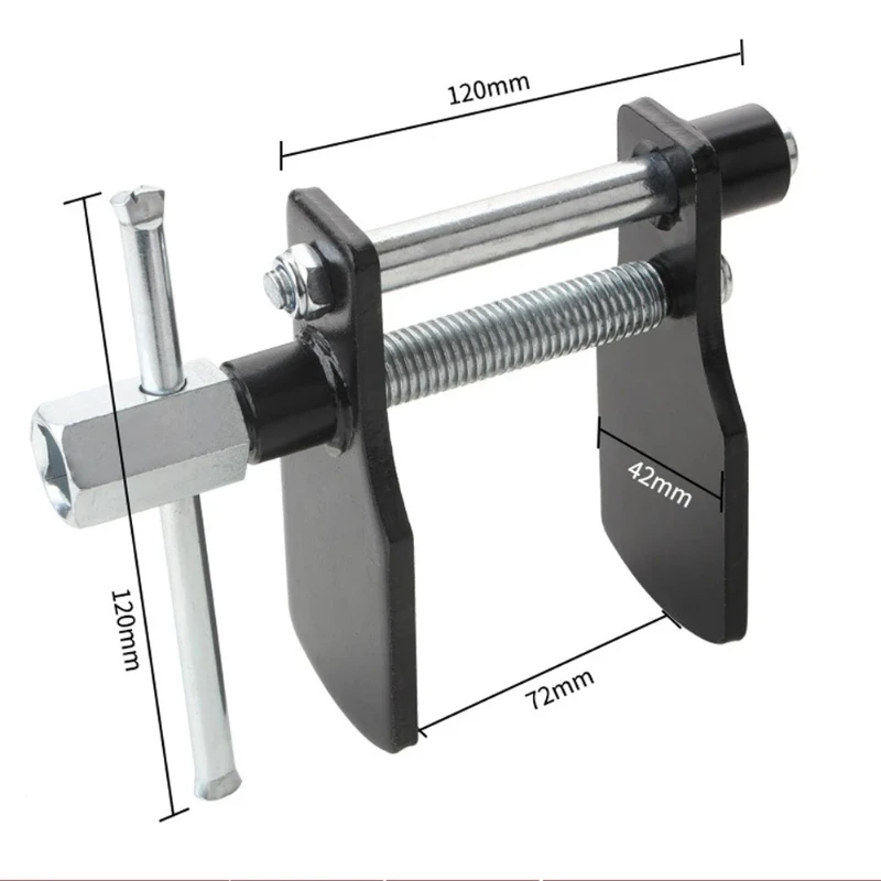 Adjustable Blackened Steel Spreader Plates T-bar Disc Brake Pad Spreader Tool Car Caliper Piston Compressor Installation