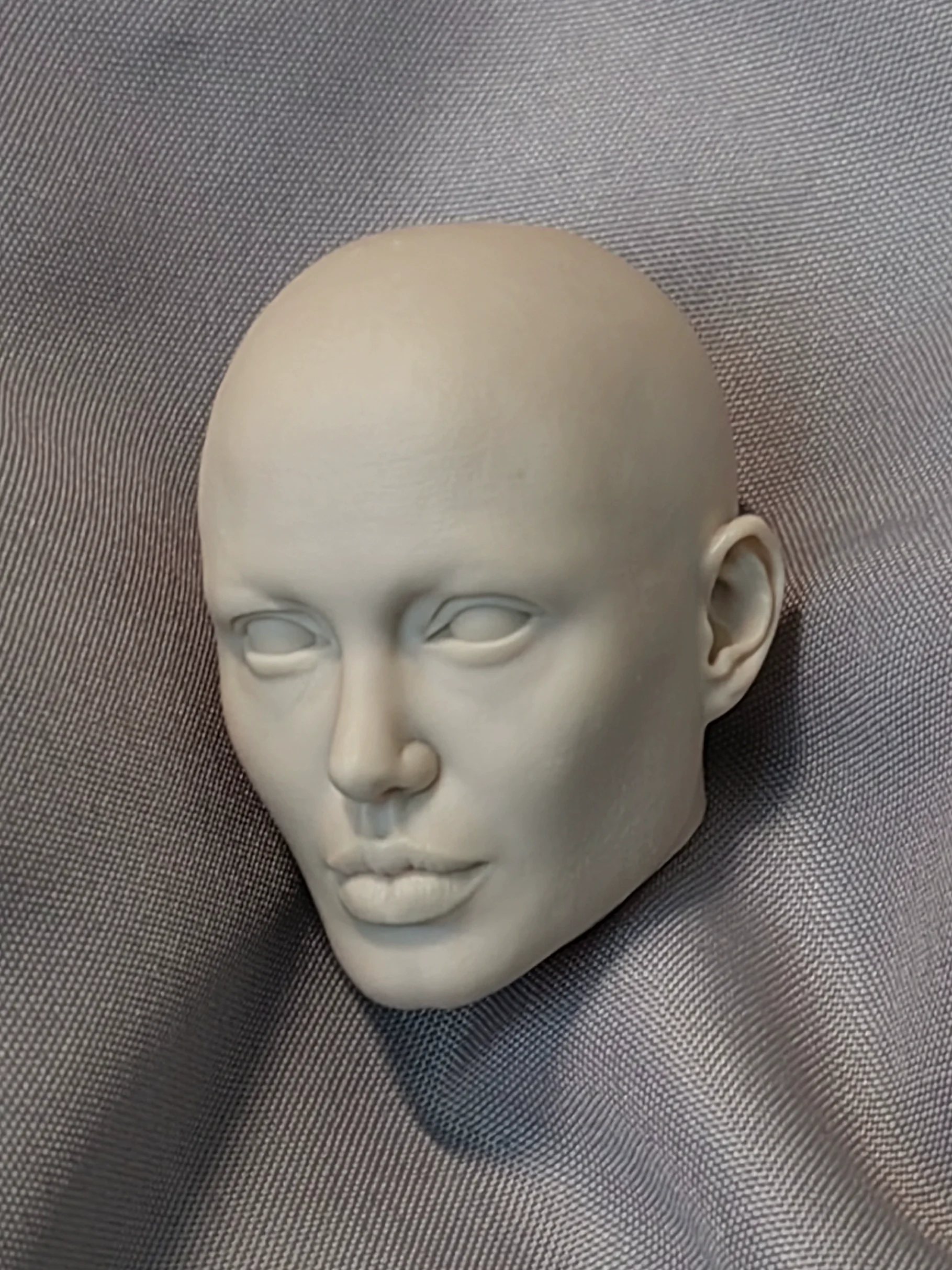 1/6 Scale Angelina Jolie Female Head Sculpt Unpainted Model for 12''  Model  Anime Toys Action Figure