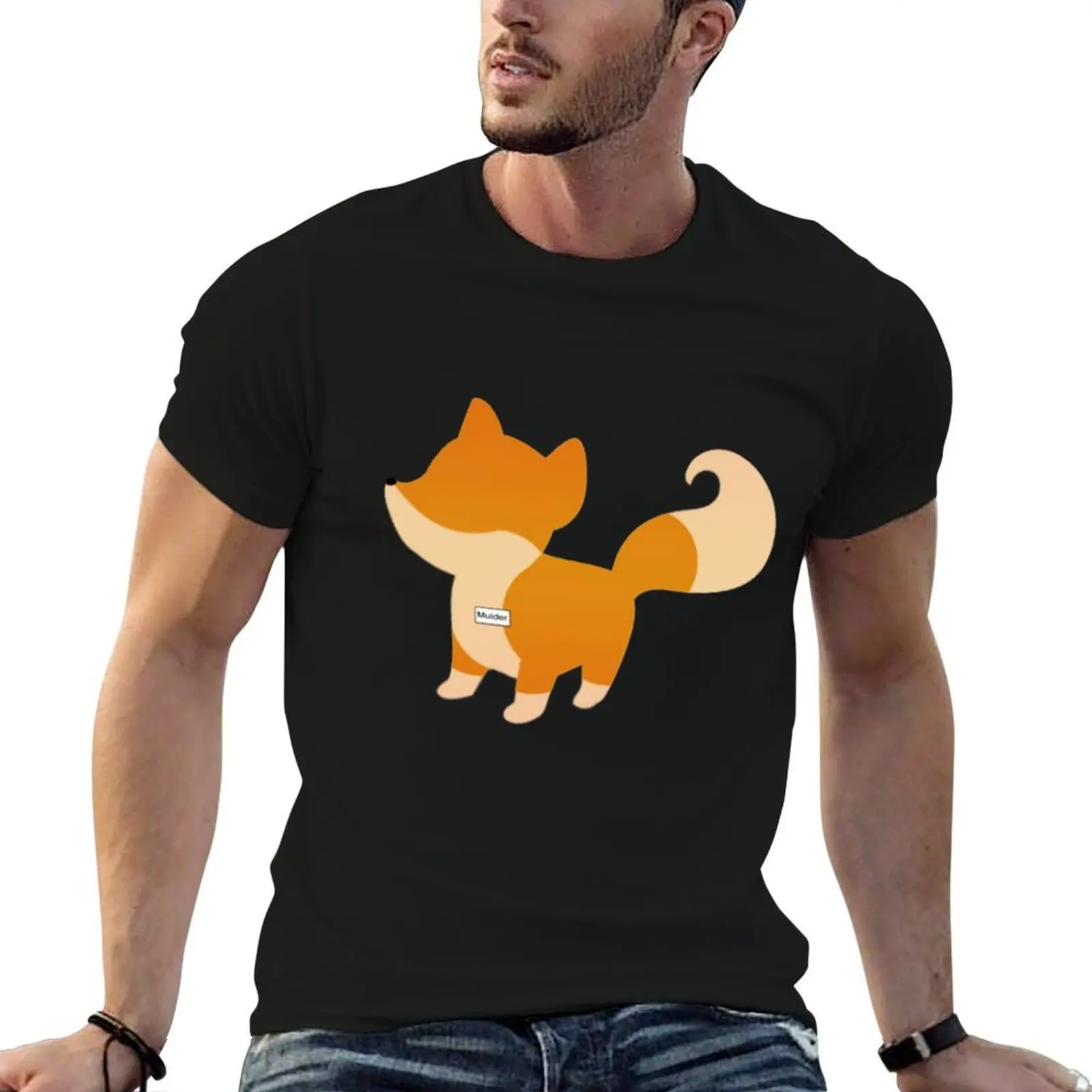 Mulder T-Shirt luxury designer quick drying mens cotton t shirts