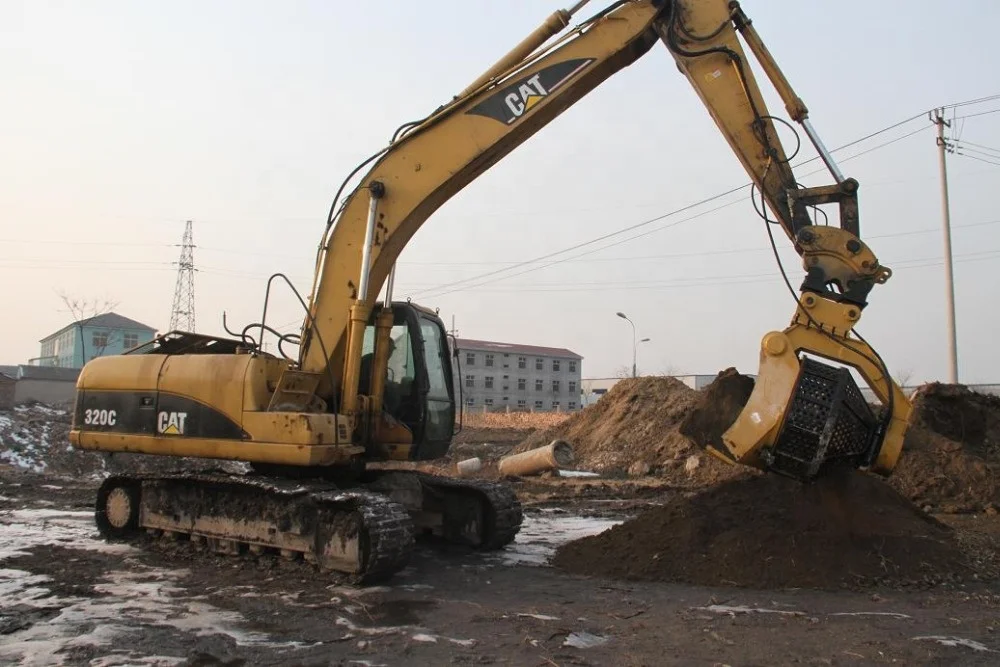 YG Excavator Bucket Sieve Bucket Screening Bucket for Excavator Attachments Rotating Sieving Bucket with Mesh Screen