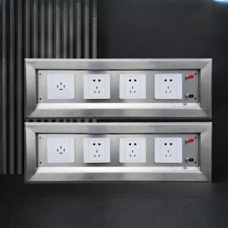 Surgical room stainless steel embedded power socket box, medical power socket box, surgical room power