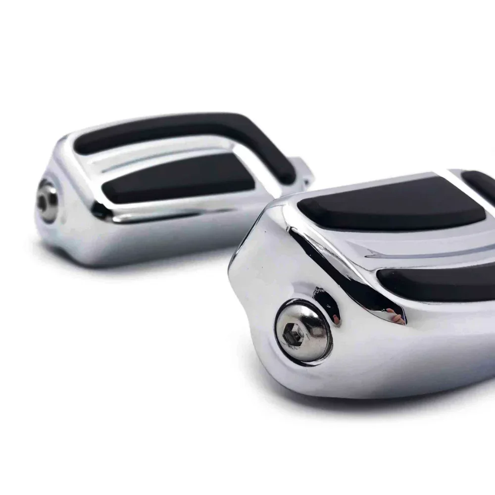 Motorcycle Foot Rests For 1984 and up Harley Davidson Ultra Limited Road King FLHR V Rod Freewheeler Breakout XLH CHROMED 2