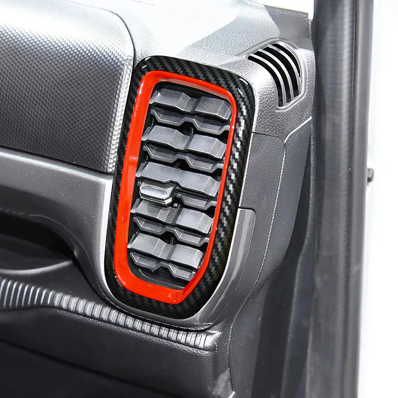 For 2023-2024 Ford Ranger center console both sides air outlet decorative patch durable car interior modification accessories