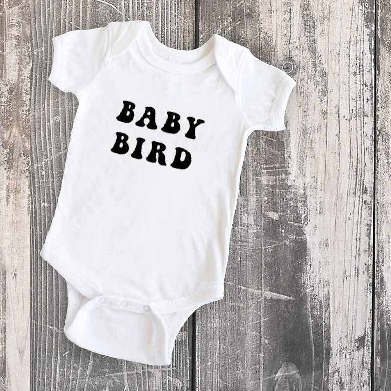 

Mama Bird Baby Bird Tshirts Family Fashion Print Tee Family Clothing Big Sister Sets Mom and Baby Matching Shirt 2020