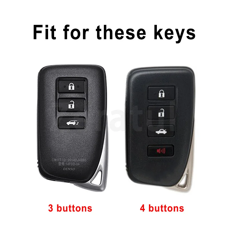 For Lexus RX350 NX300 Es300h Rx450h GS300 GX470 TPU Shell Fob Car Key Case Cover IS250 ES350 LX570 GX460 Nx300h Is300h Holder